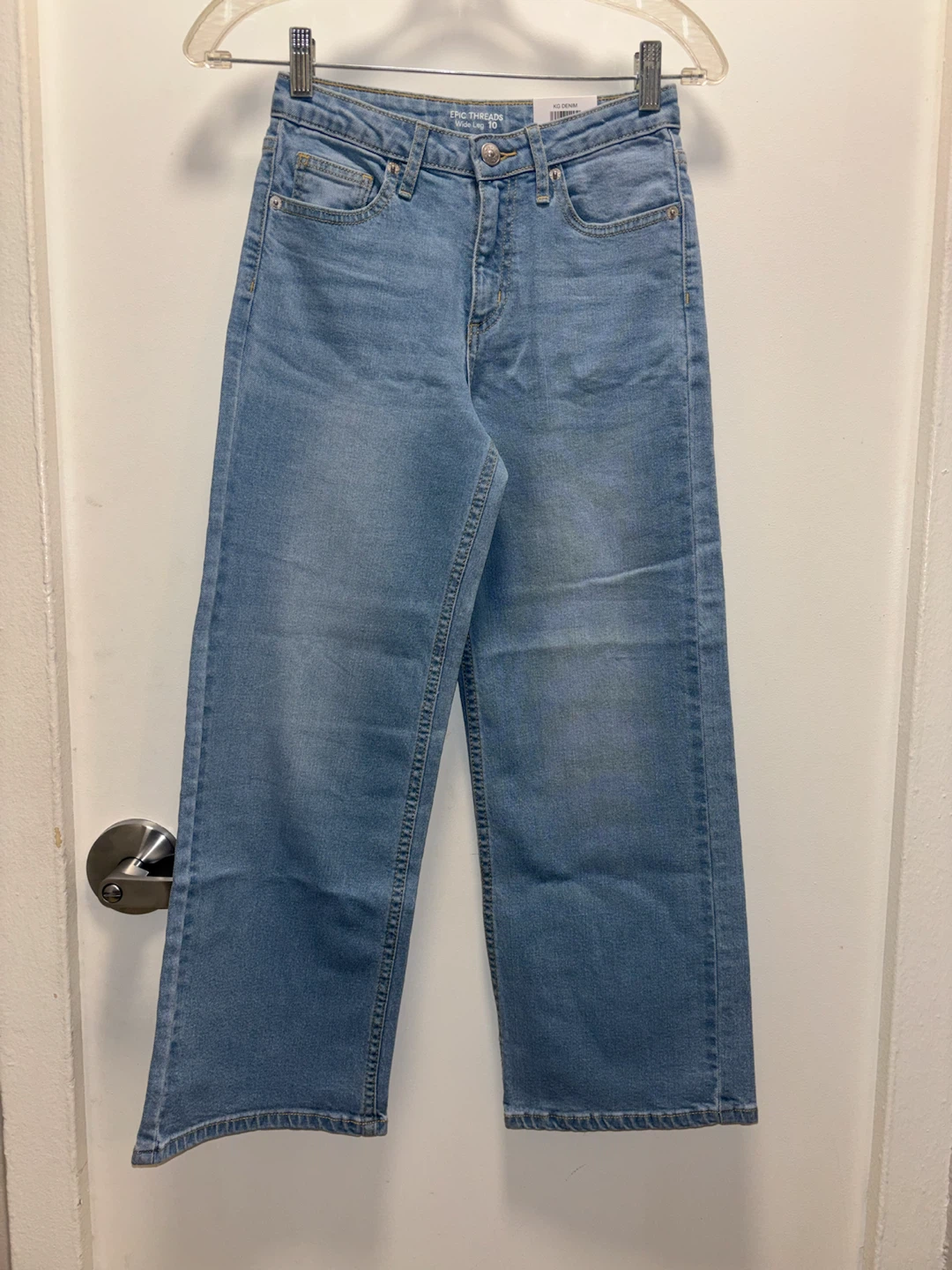 Epic Threads Wide-Leg Jeans, Girls Size 10