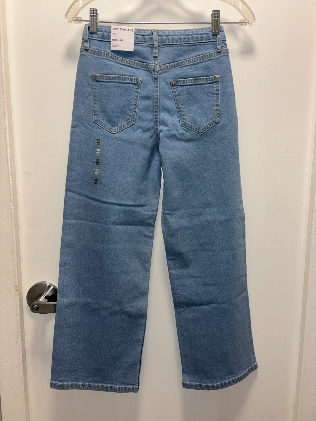 Epic Threads Wide-Leg Jeans, Girls Size 10 - photo 2