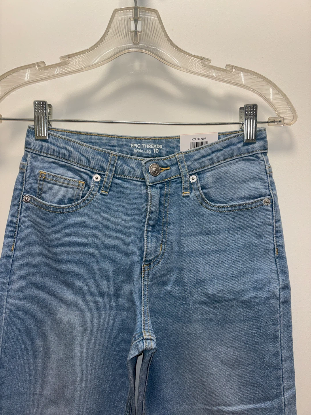 Epic Threads Wide-Leg Jeans, Girls Size 10 - photo 3
