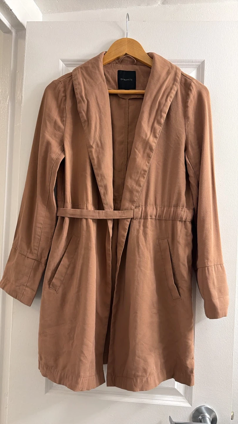 Dynamite Tan Trench Coat - photo 2
