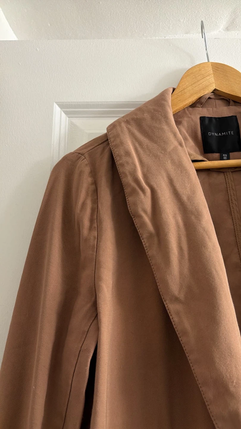 Dynamite Tan Trench Coat - photo 4