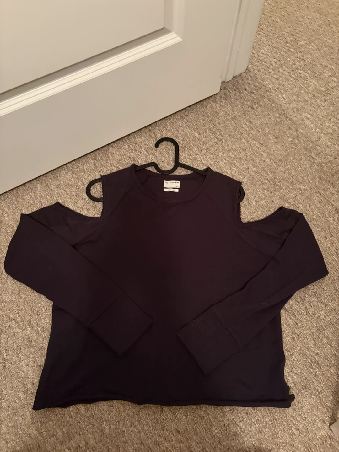 rag & bone/JEAN Cold Shoulder Top
