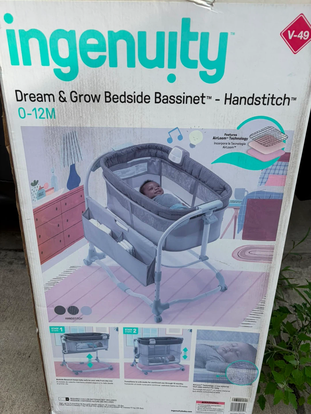 Ingenuity Dream & Grow Bedside Bassinet
