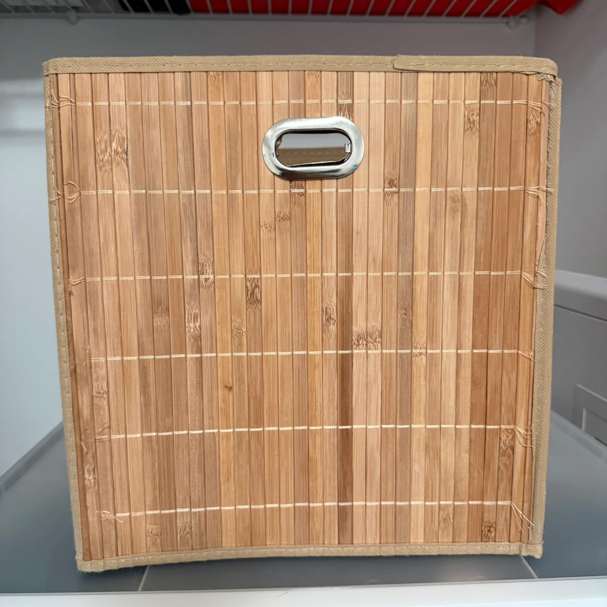 2 Bamboo Storage Bins