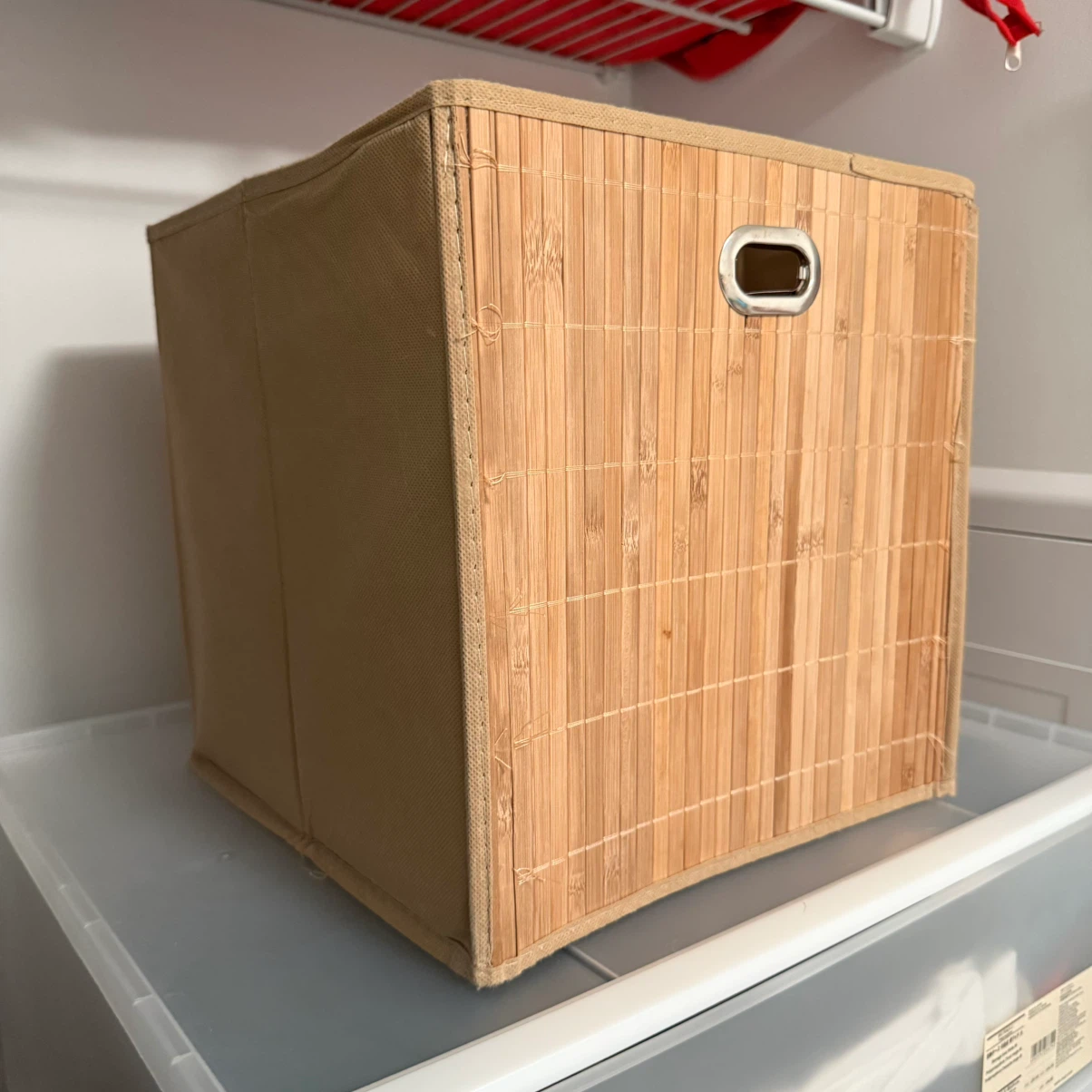 2 Bamboo Storage Bins - photo 2