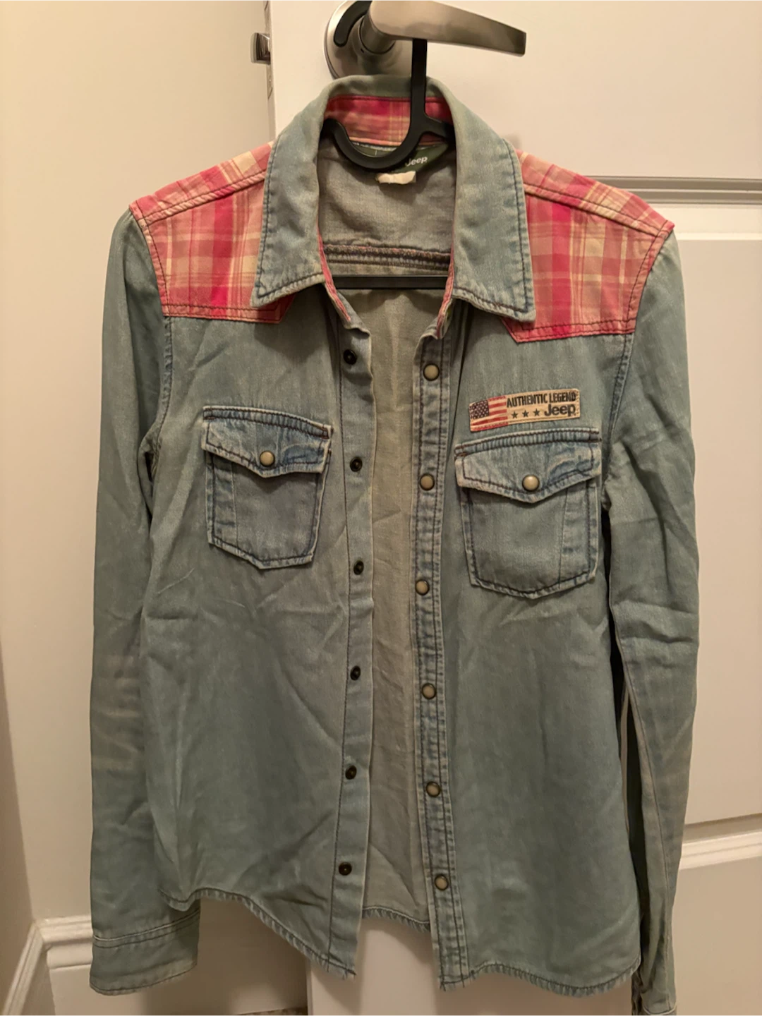 Jeep Denim Shirt, Size Large
