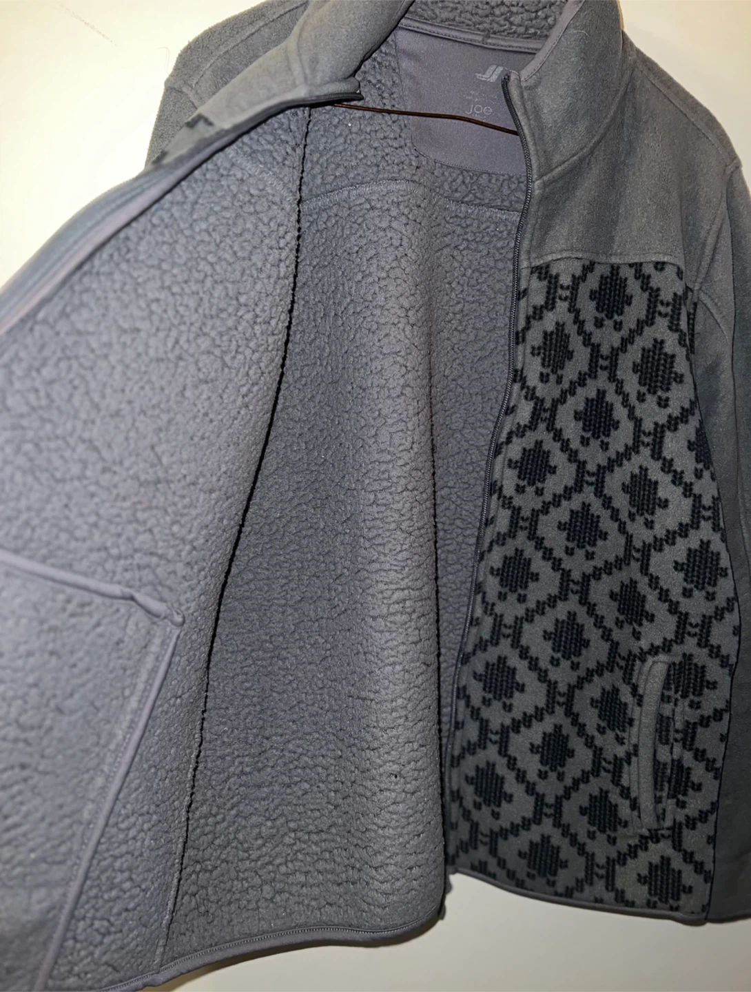 Joe Fresh Grey Patterned Fleece Jacket - photo 3