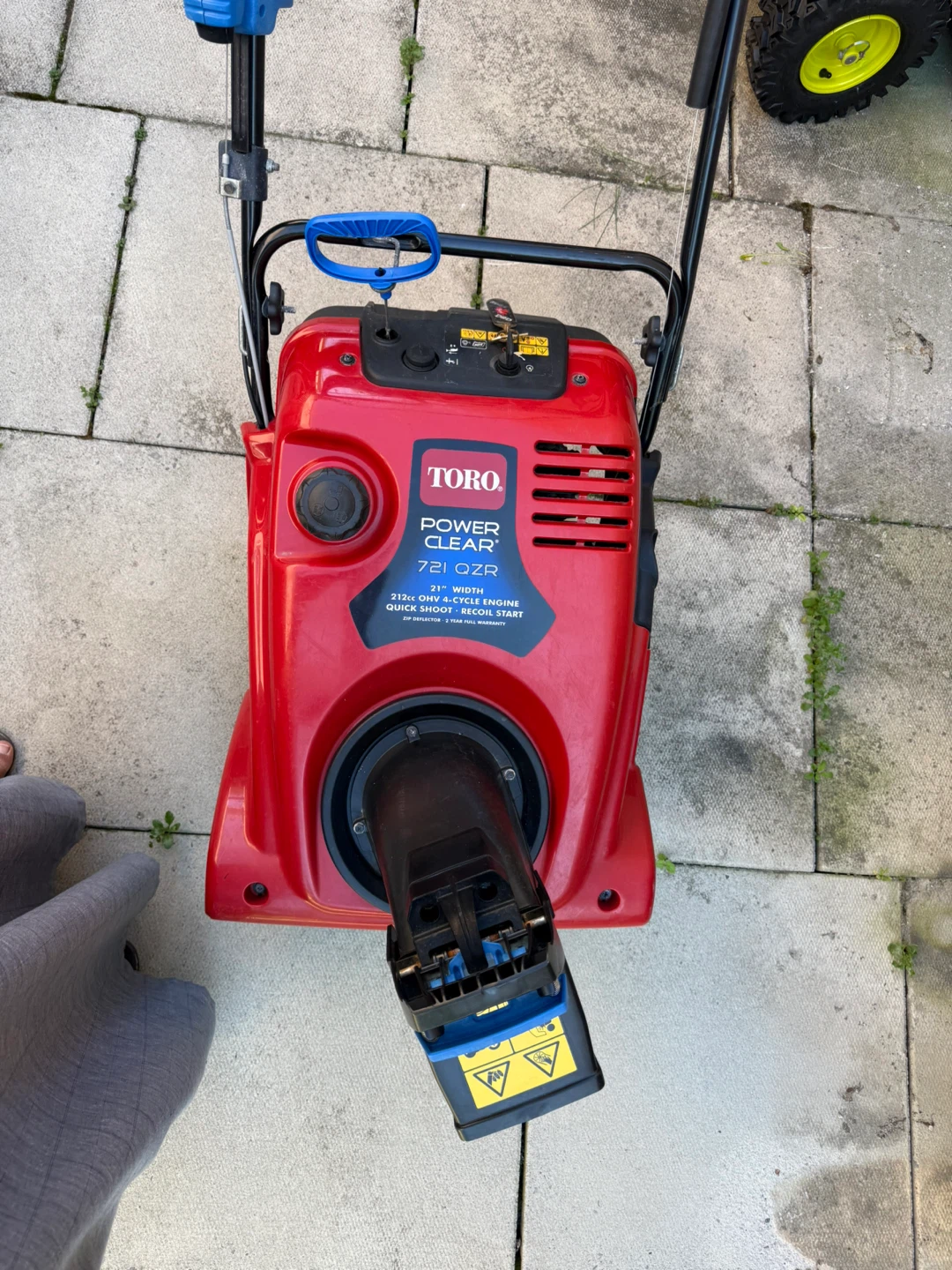 Toro Power Clear 721 QZR Snowblower - photo 3