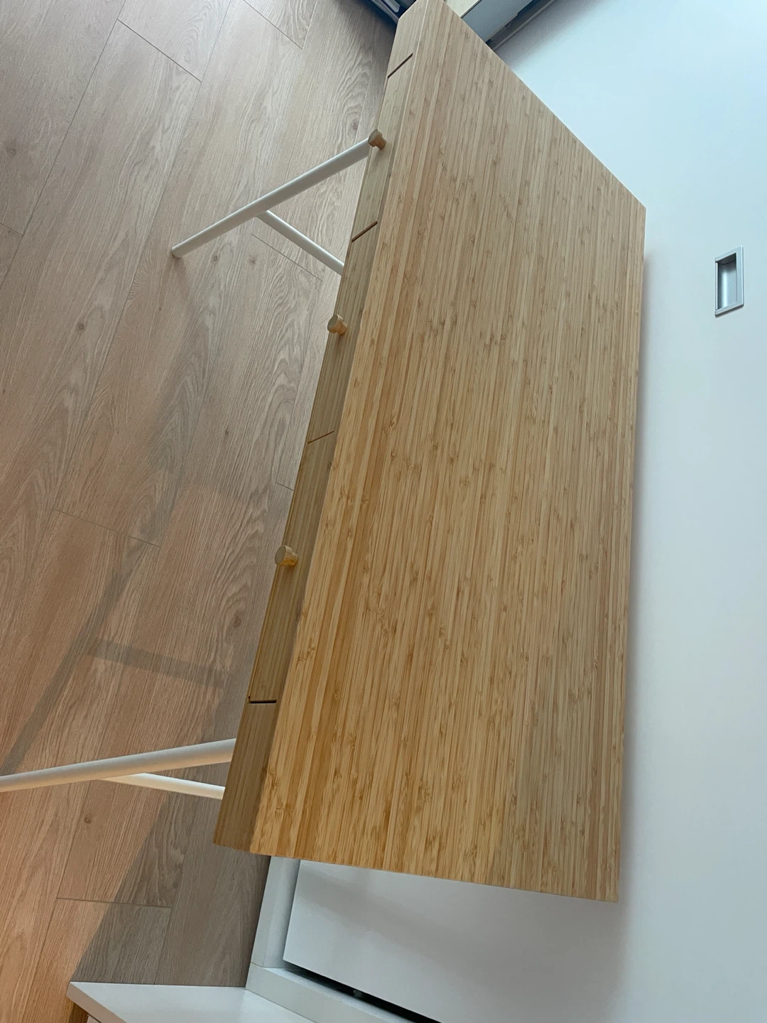 New IKEA LILLÅSEN Bamboo Desk - photo 2