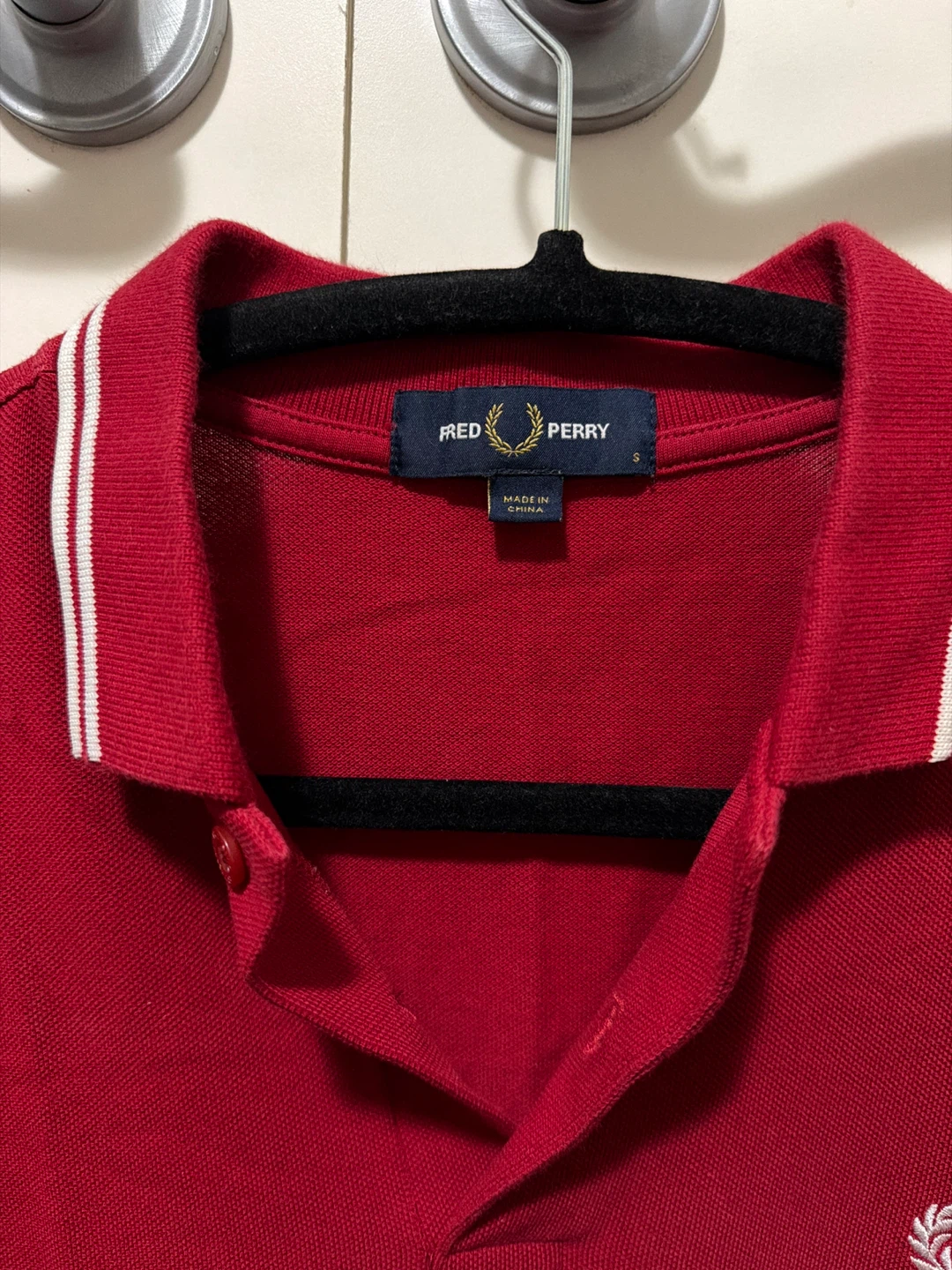 Fred Perry Red Polo Shirt - photo 2