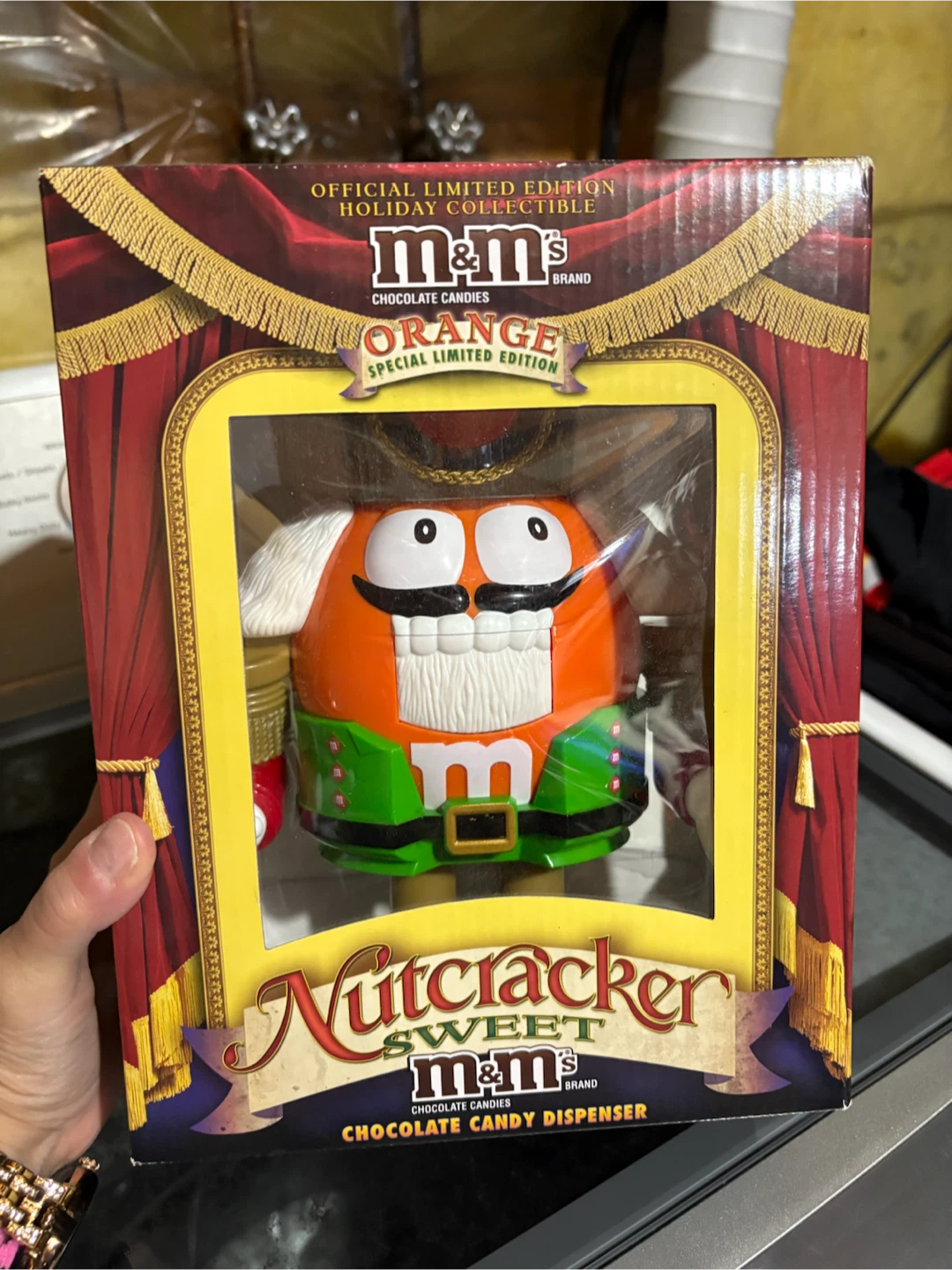M&M's Ltd Edition Holiday Collectible Candy Dispenser Nutcracker