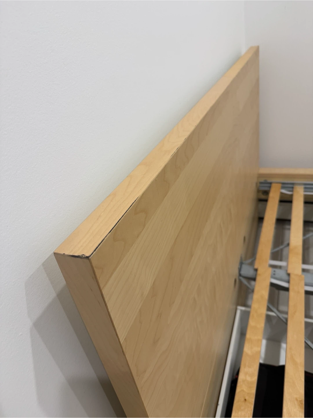 IKEA Full/ Double Bed Frame with Nightstand and 2 Drawers - photo 3