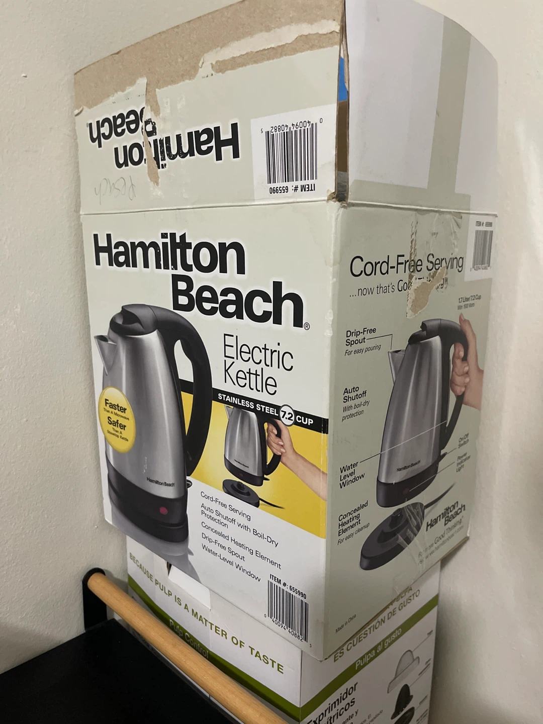 Hamilton Beach Stainless Steel Electric Kettle