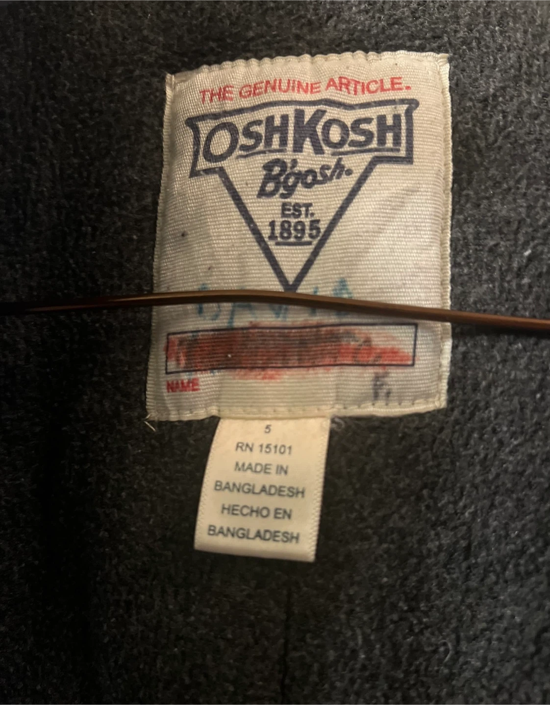OshKosh B'gosh Boy's Winter Jacket Size 5 - photo 4