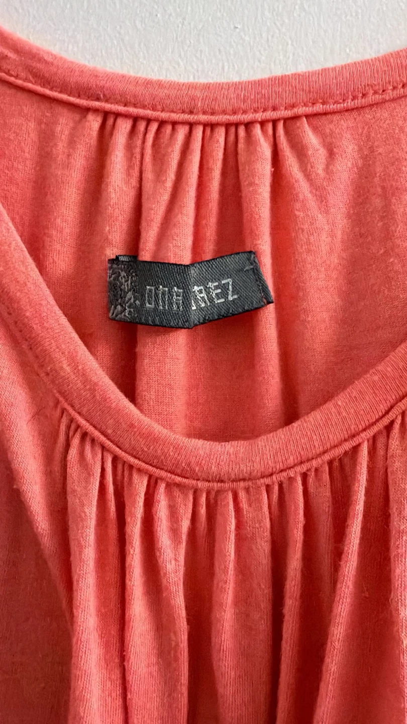 Coral spaghetti strap tank top - photo 4