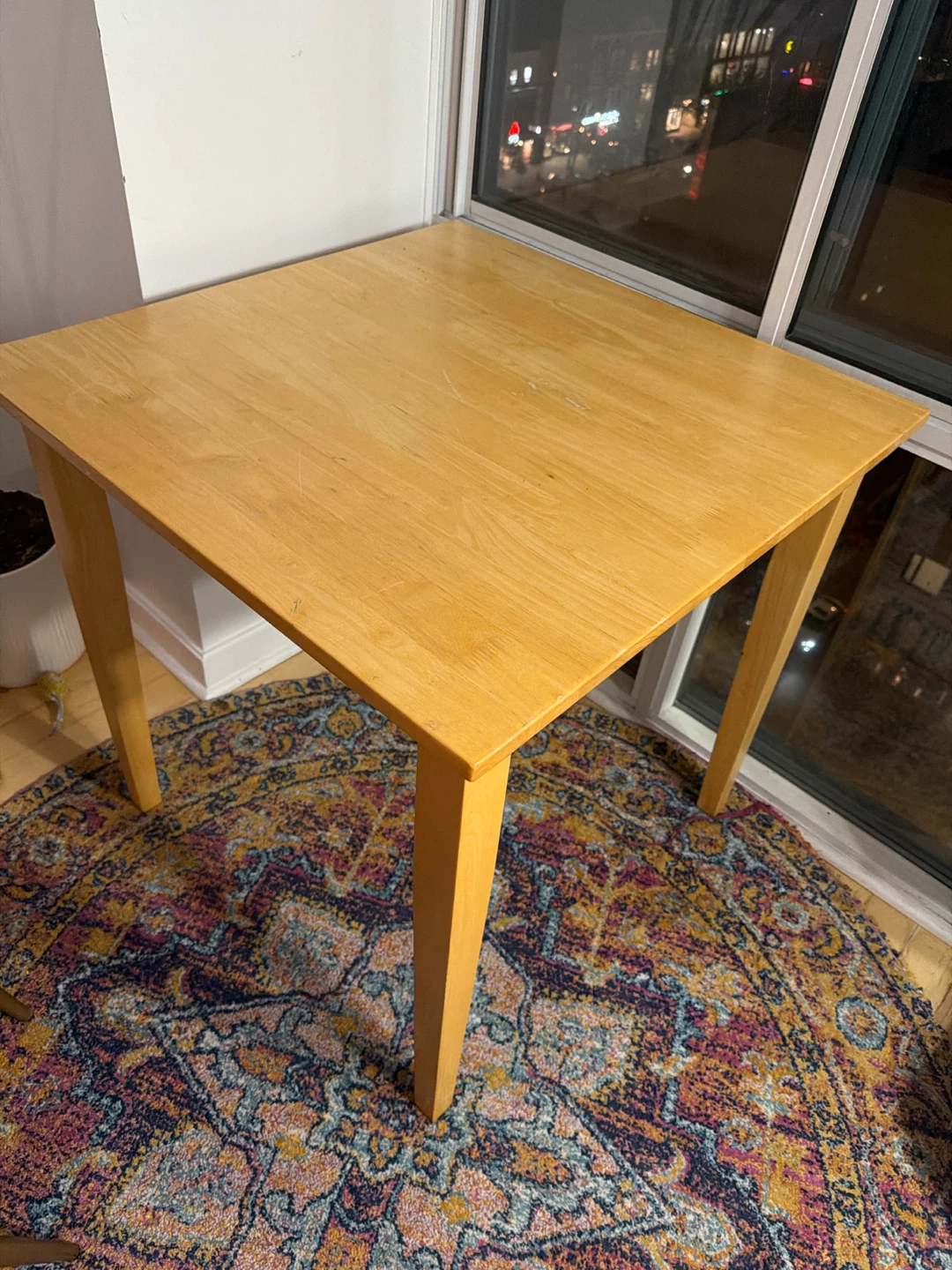 Square Wooden Dining Table