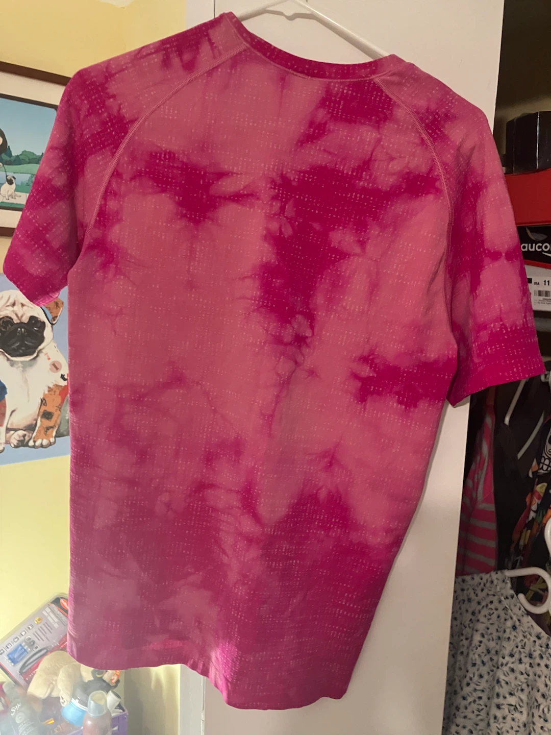 Lululemon Pink Tie-Dye Workout T-Shirt - photo 2