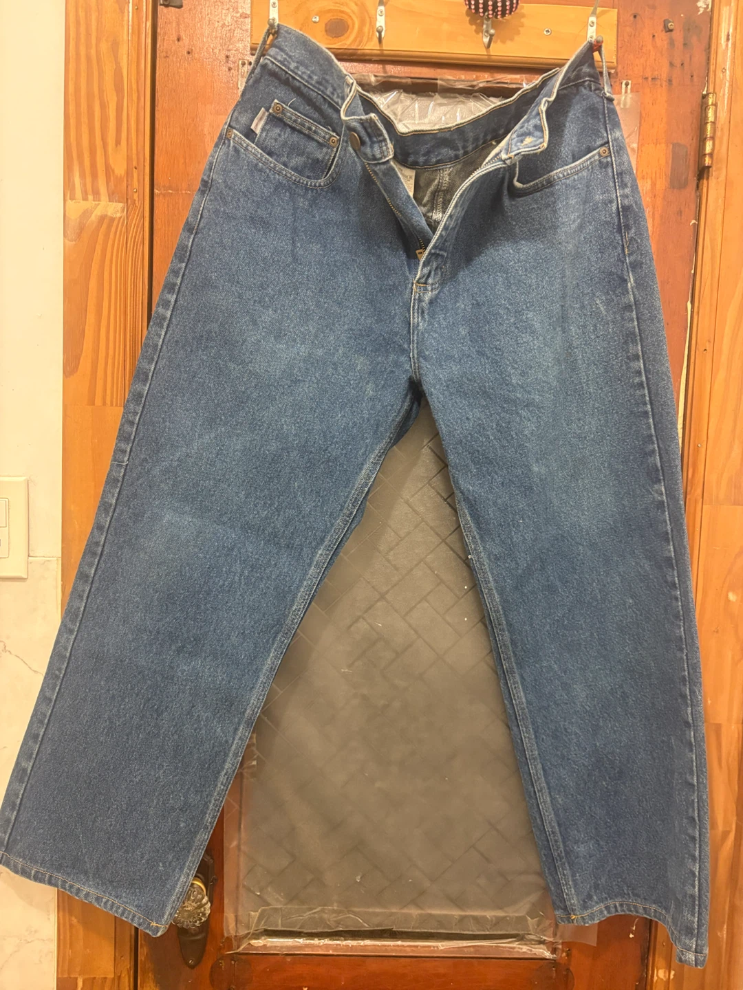 Men Carhartt Denim Jeans 36X34