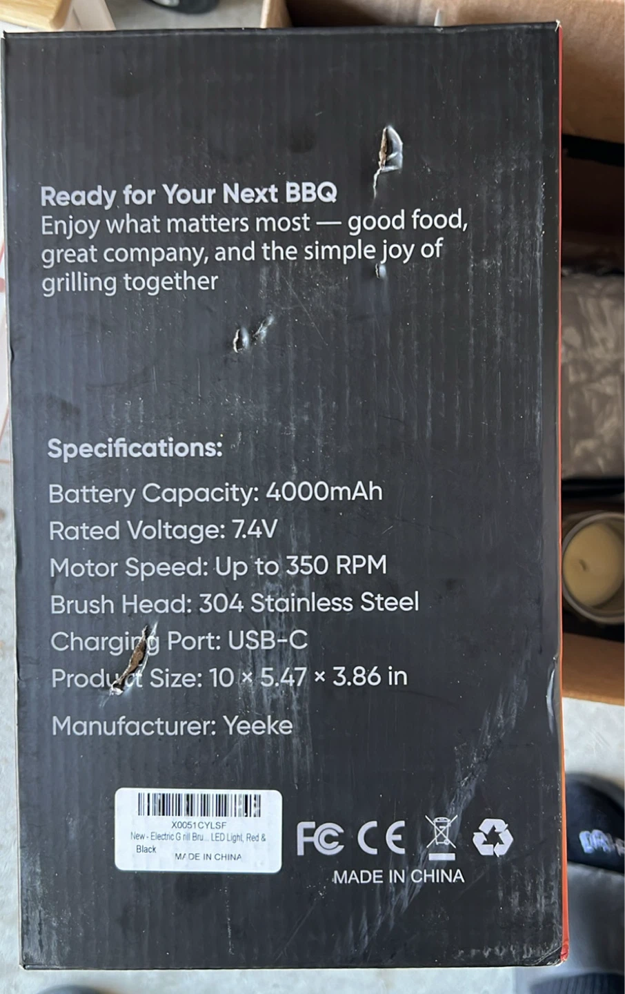 YEEKE Electric Grill Brush - photo 2