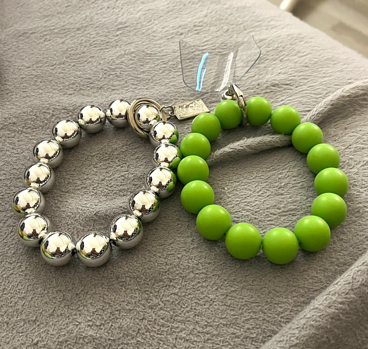 Beaded Phone Wrist Straps / Phone Charms – $5 for both - photo 2