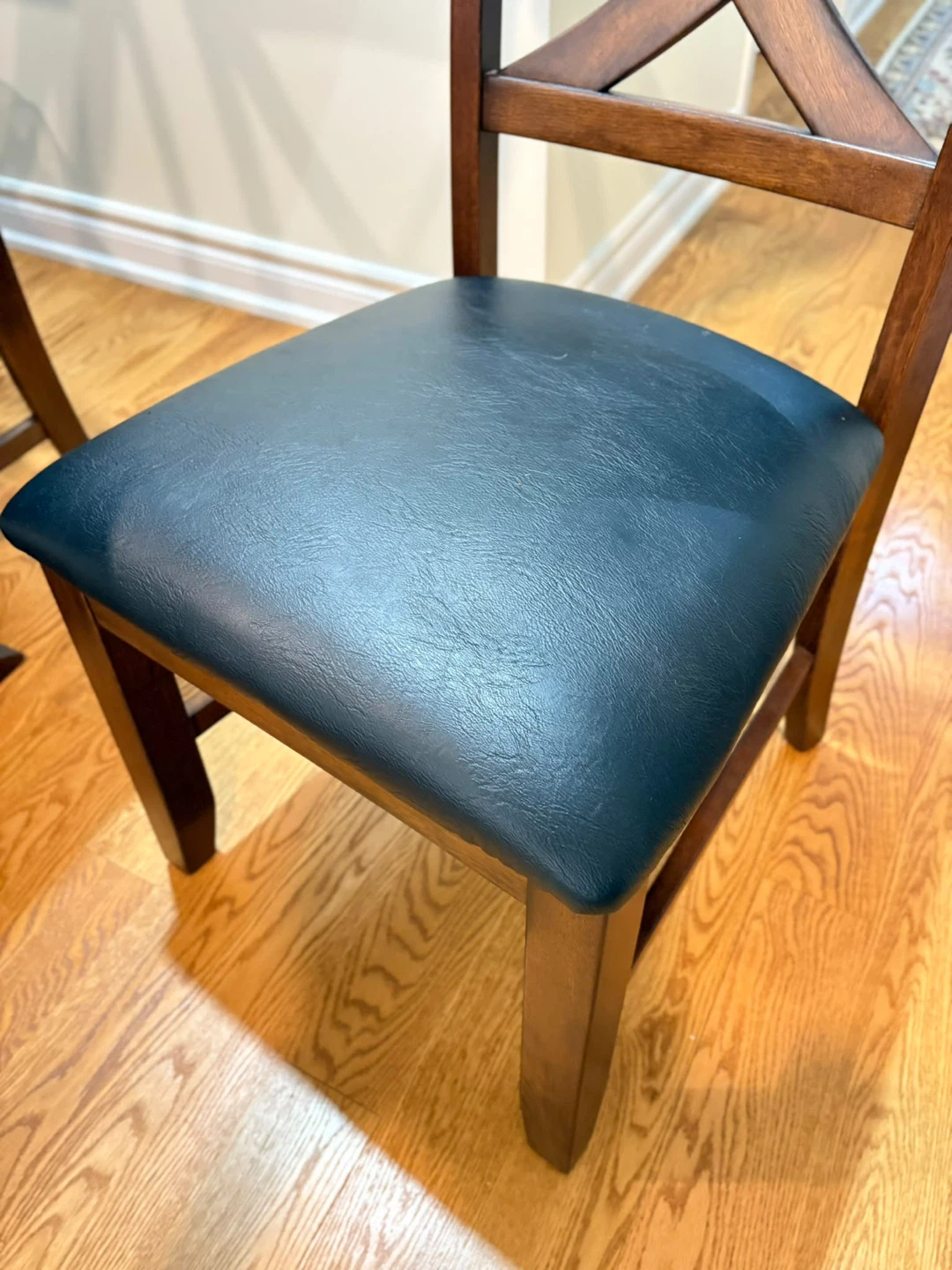 Rustic Wood Dining Table and 6 Chairs - photo 4