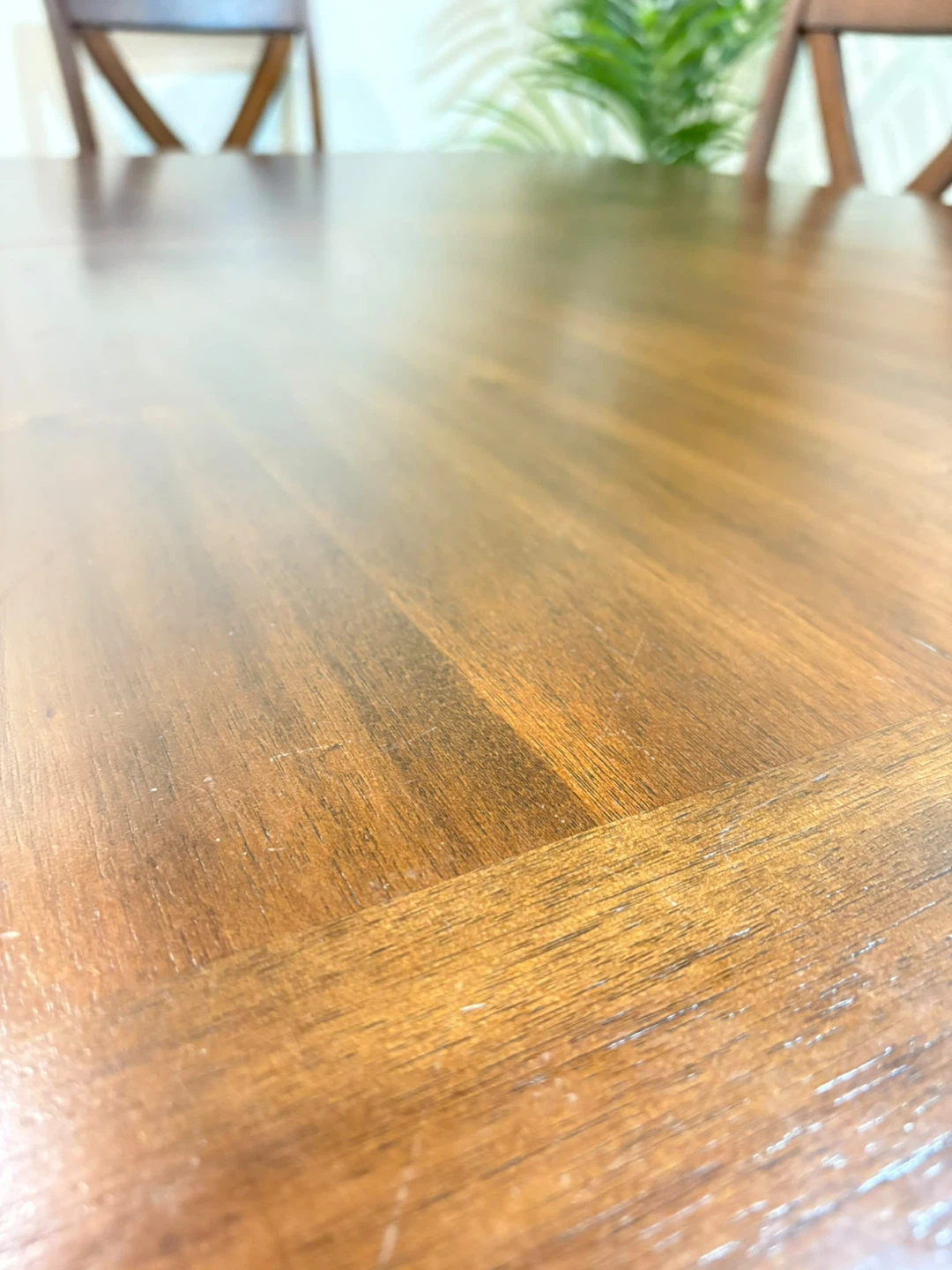 Rustic Wood Dining Table and 6 Chairs - photo 5