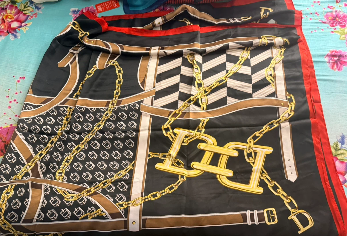 Two Stylish Patterned Scarves