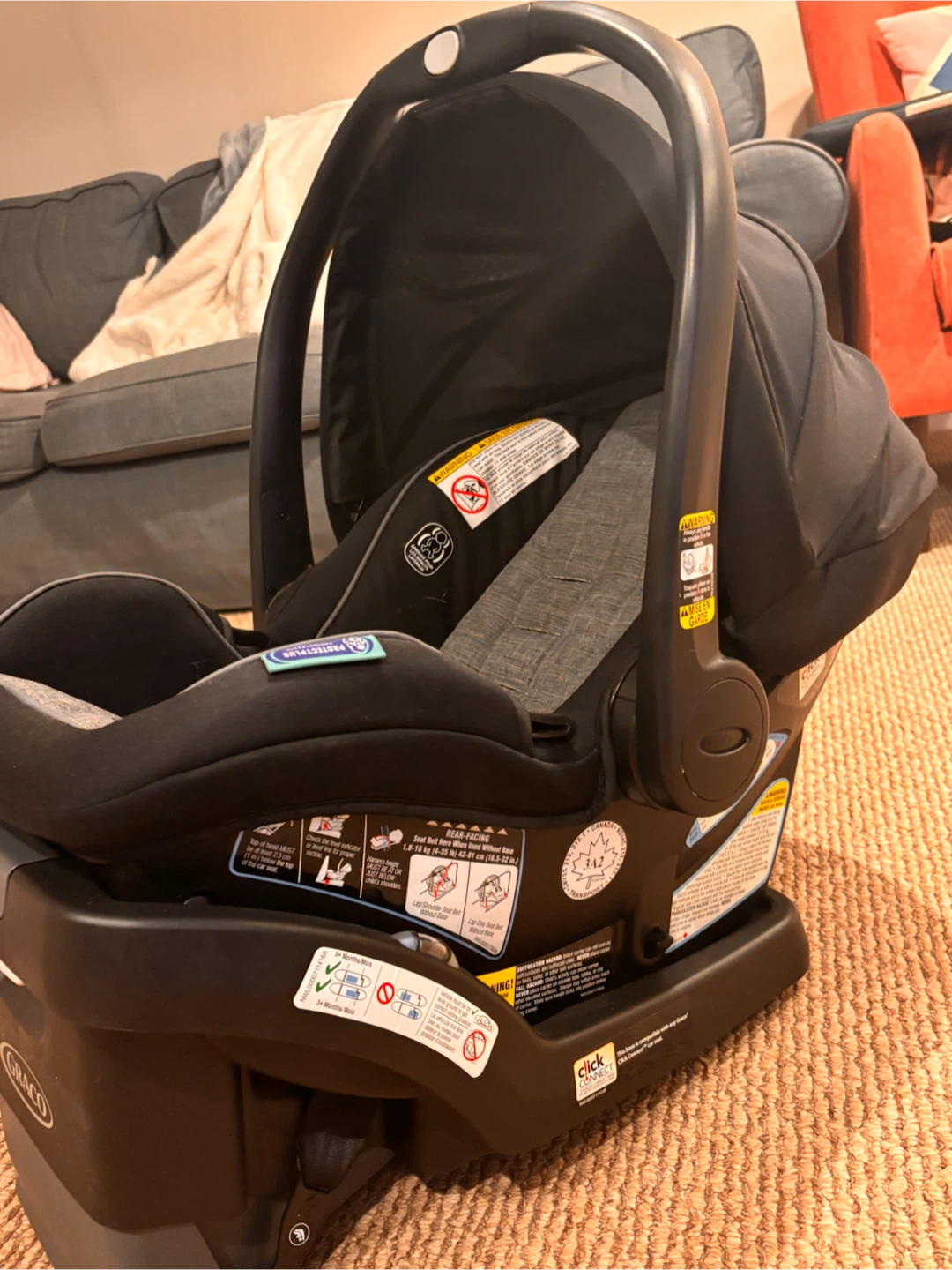 Graco SnugRide SnugLock 35 Infant Car Seat with Base - photo 3