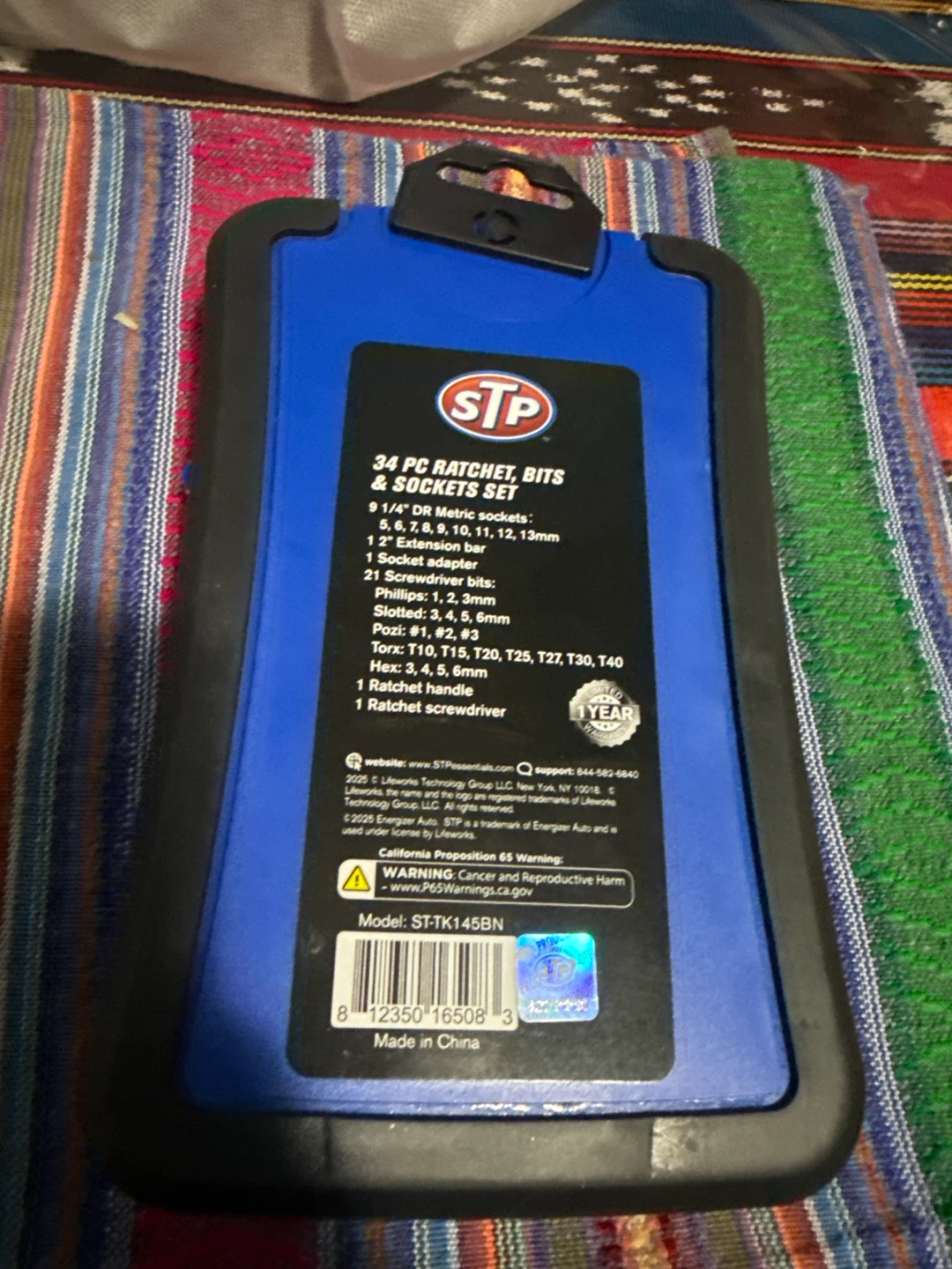 STP 34-Piece Ratchet, Bits and Sockets Set - photo 2