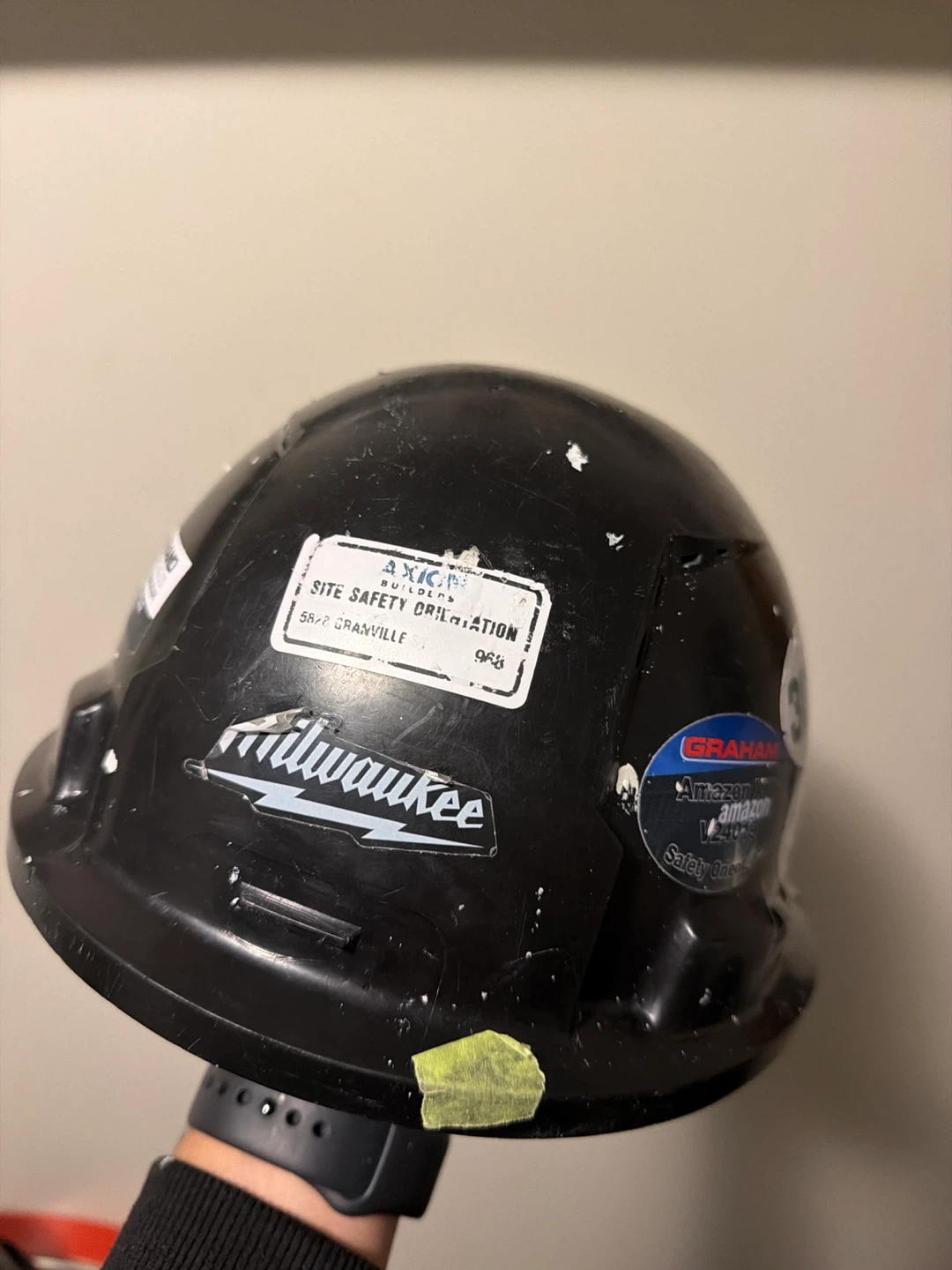 Milwaukee Black Hard Hat