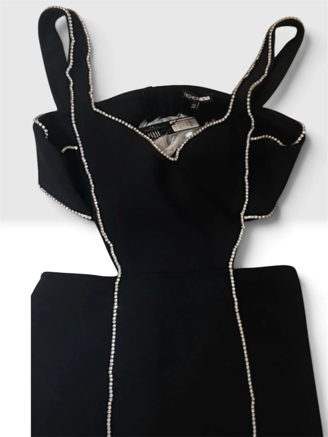 Fashion Nova Rhinestone Cutout Dress - photo 2