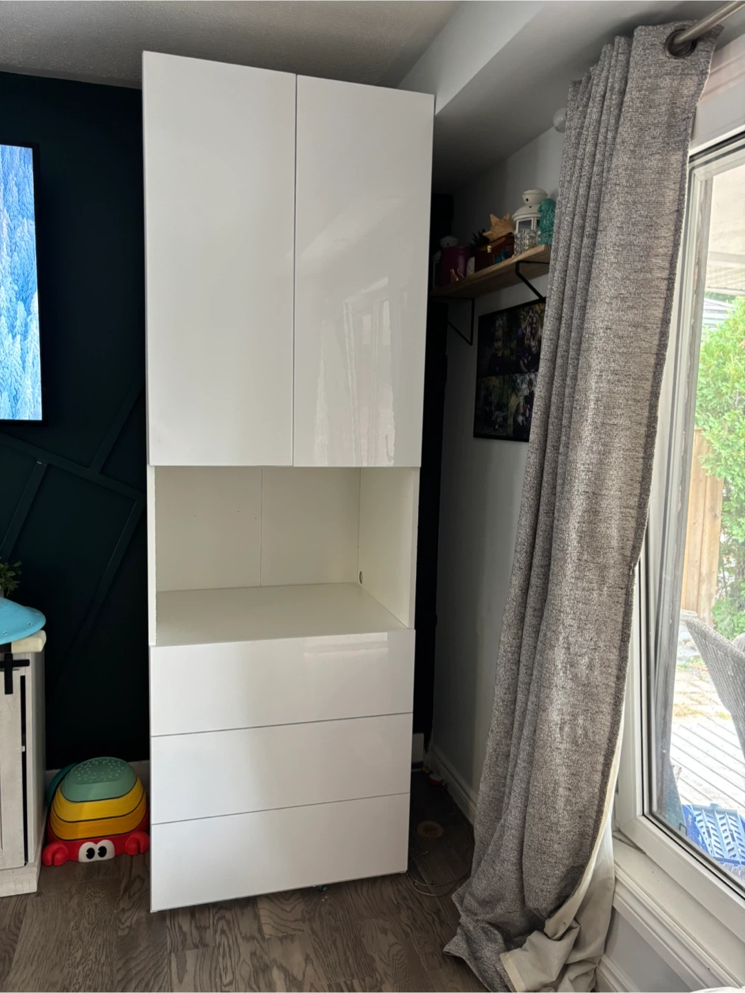 IKEA SEKTION Storage Cabinet with Doors and Drawers