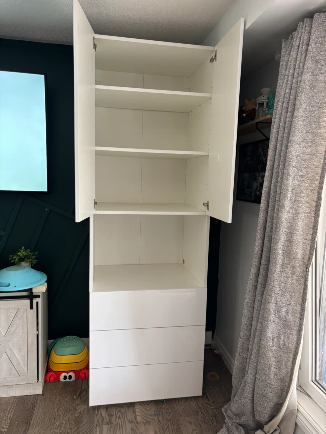 IKEA SEKTION Storage Cabinet with Doors and Drawers - photo 2