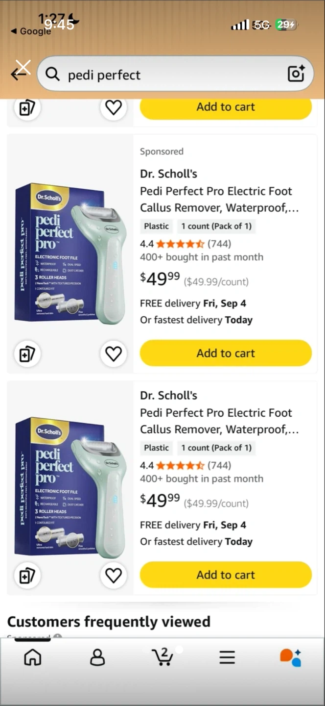Dr. Scholl's Pedi Perfect Electronic Foot File - photo 3