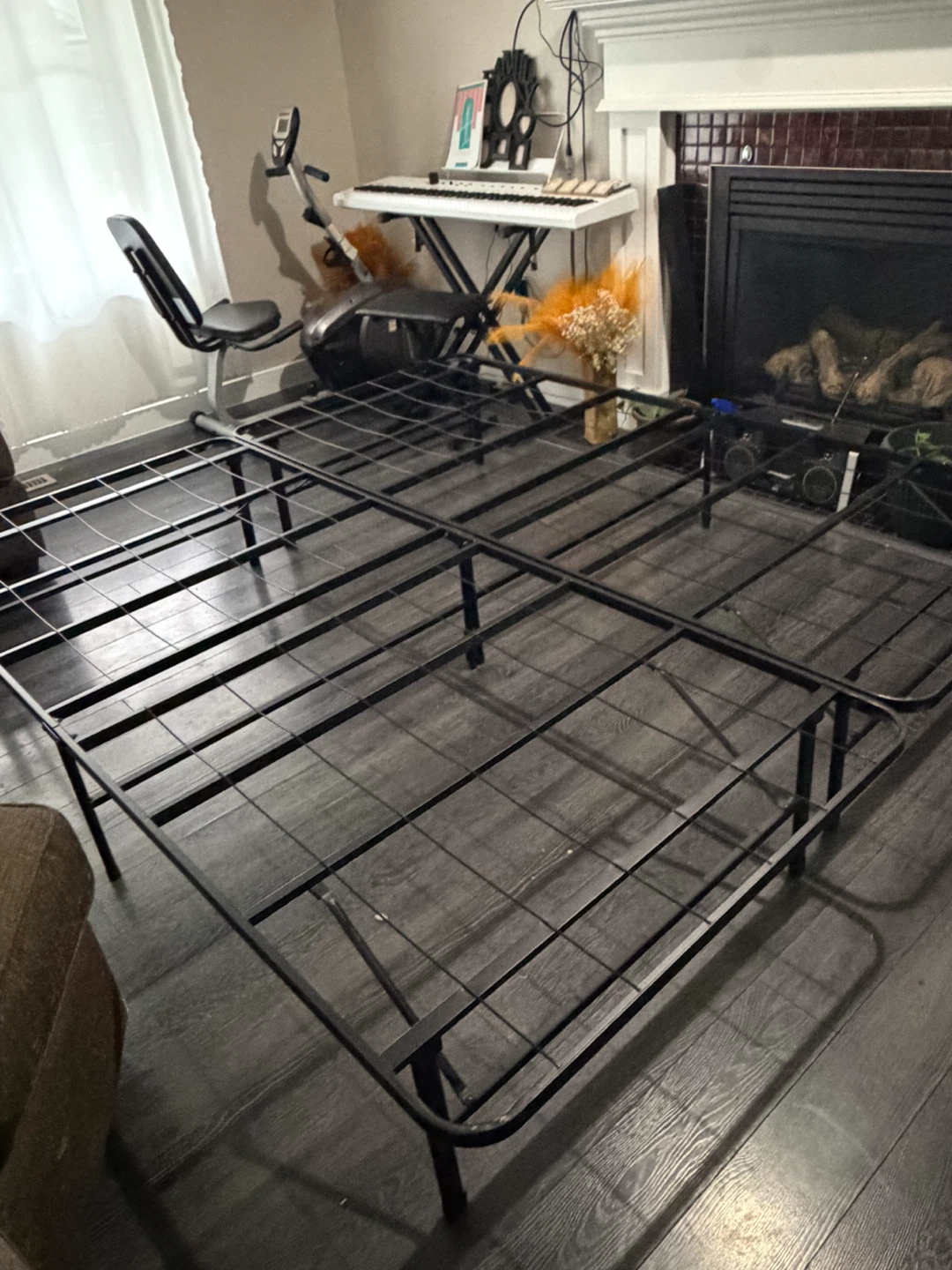 Folding Metal King Bed Frame - photo 2