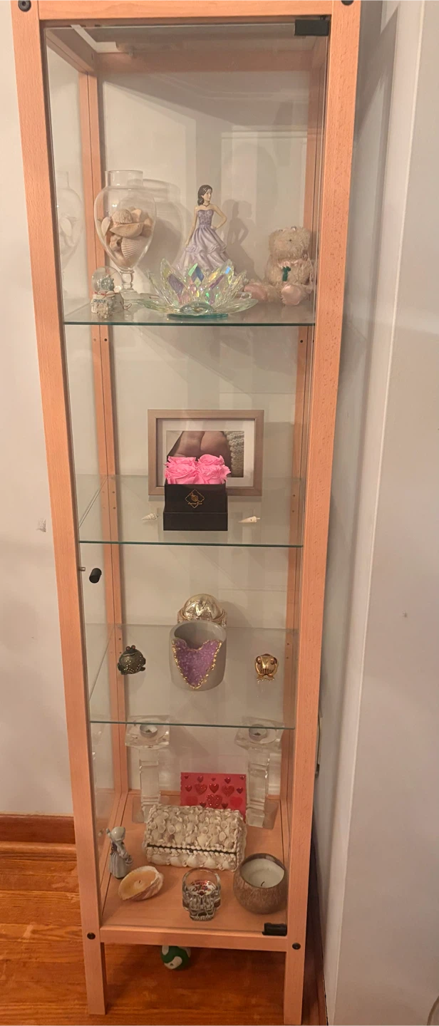 IKEA Detolf Glass Display Cabinet