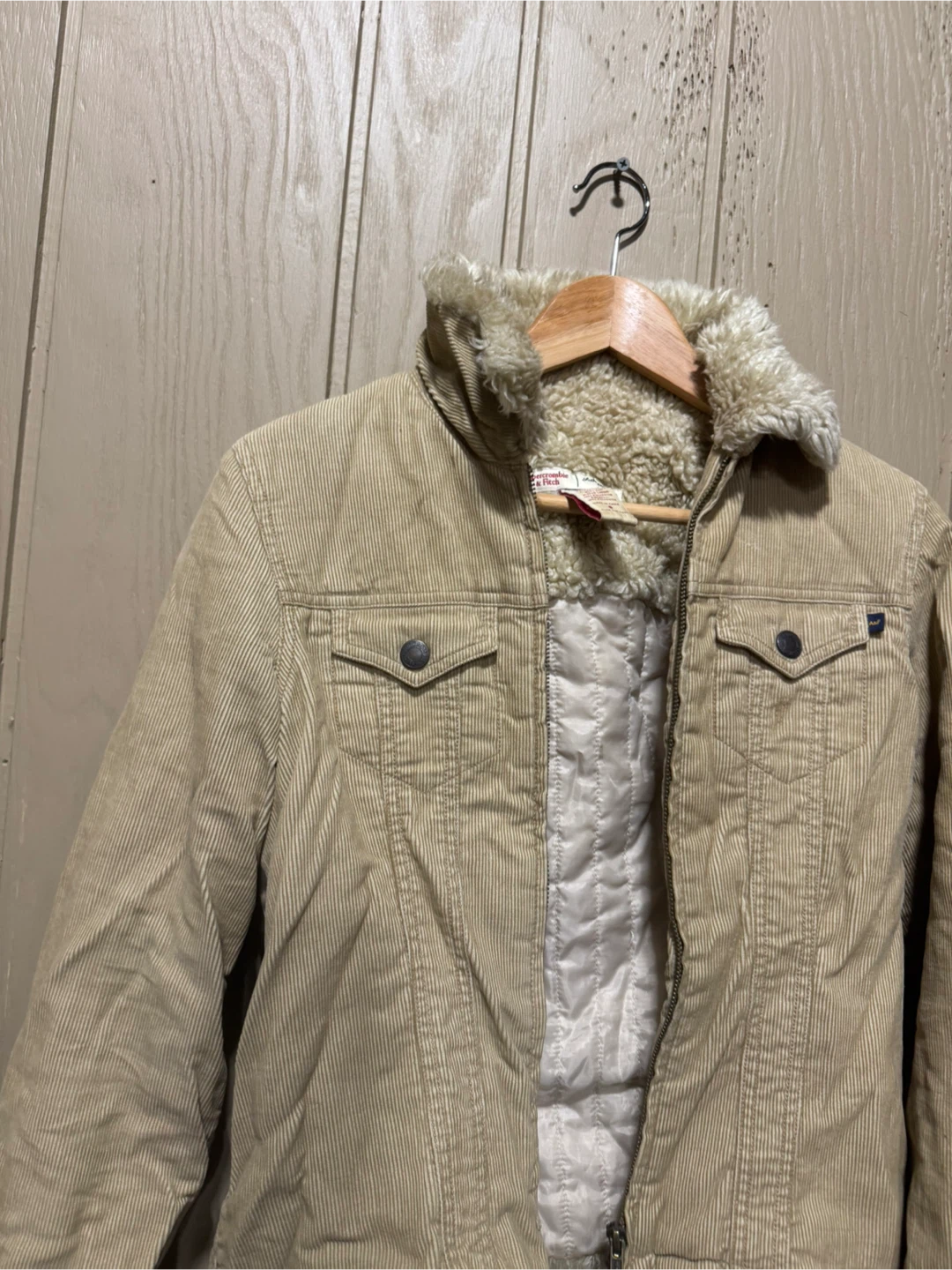 Abercrombie & Fitch Corduroy Sherpa Jacket - photo 5