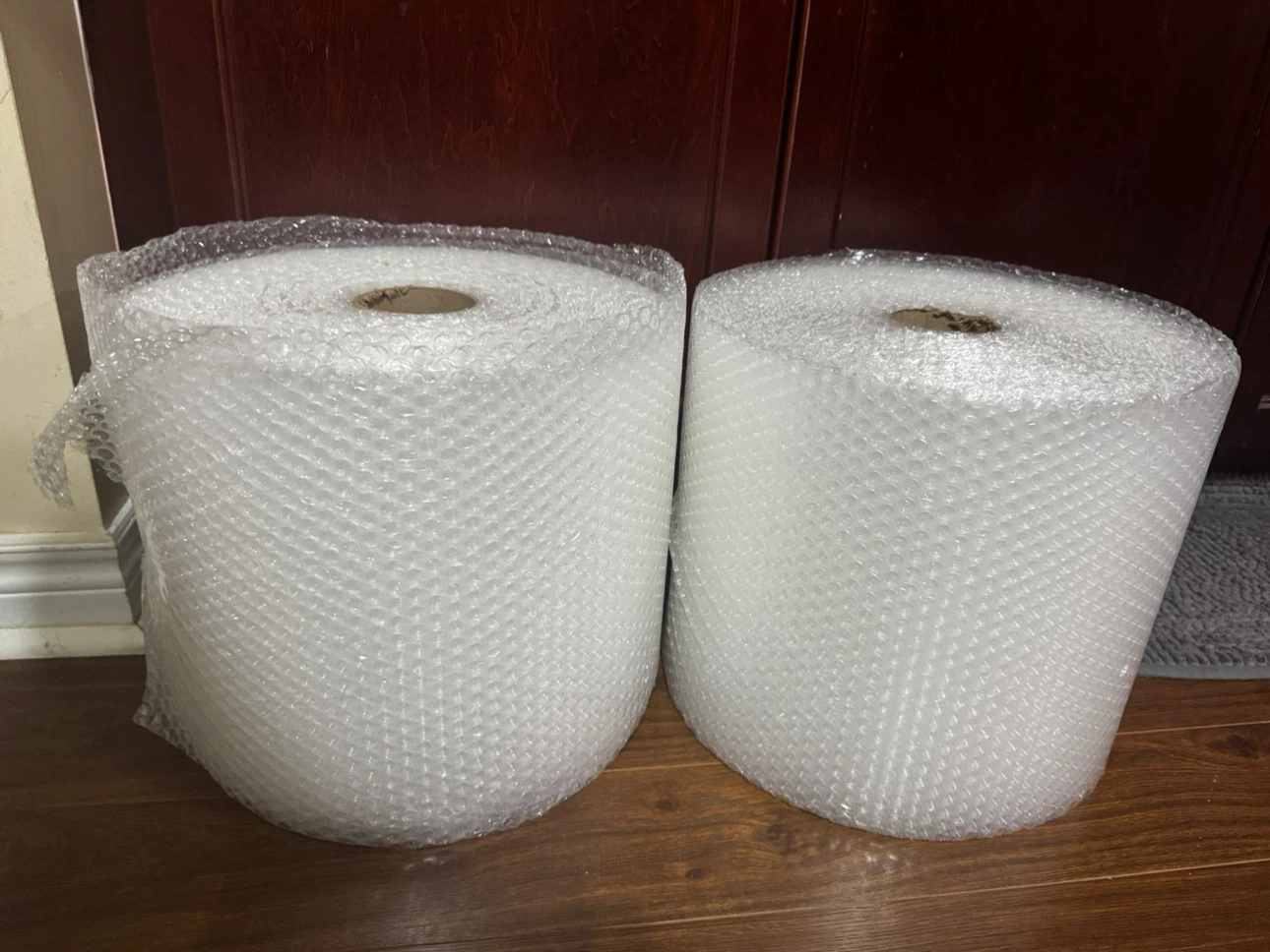 bubble wrap (2 rolls)
