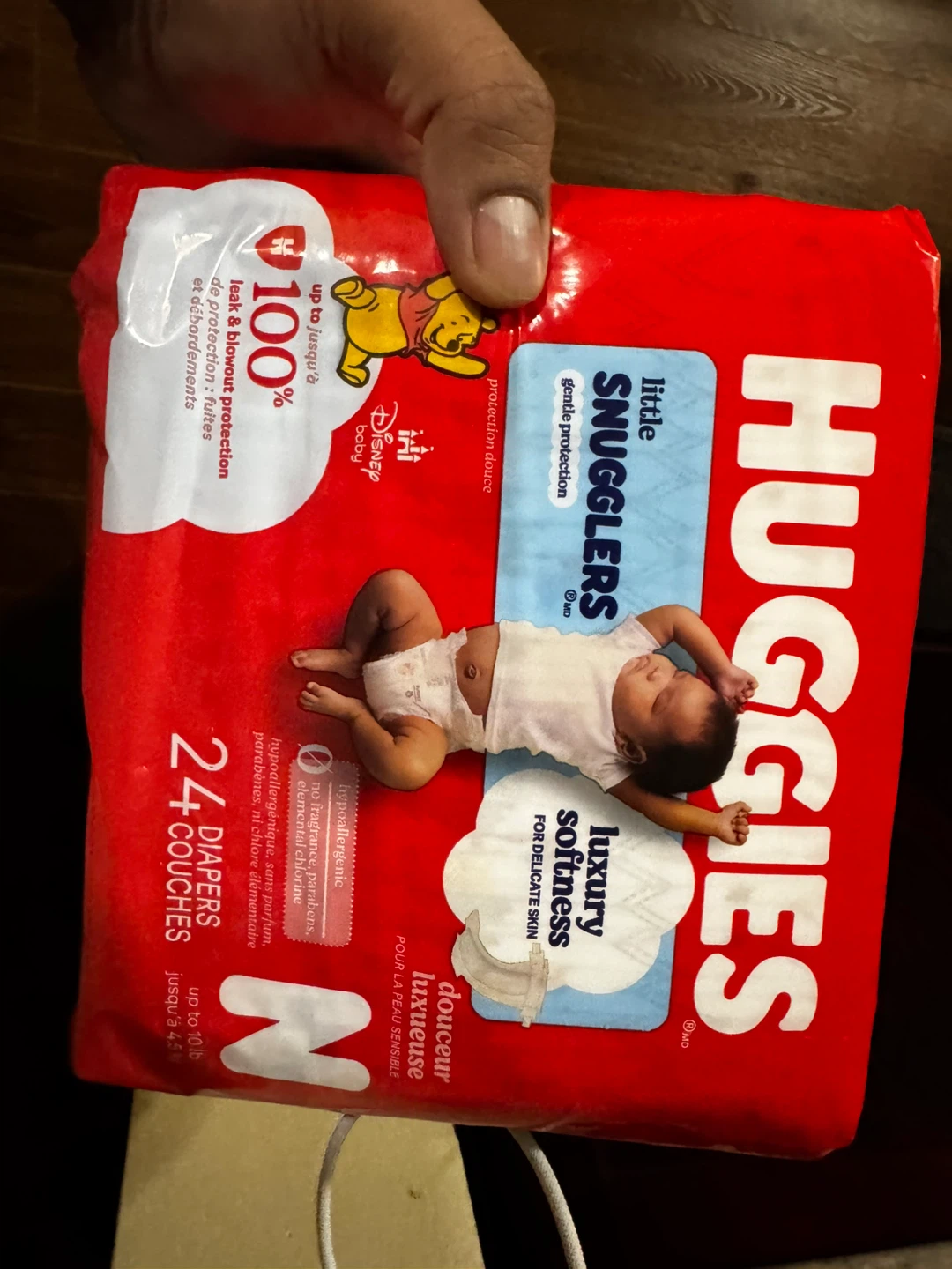 Huggies Little Snugglers Newborn Diapers 24 Pack