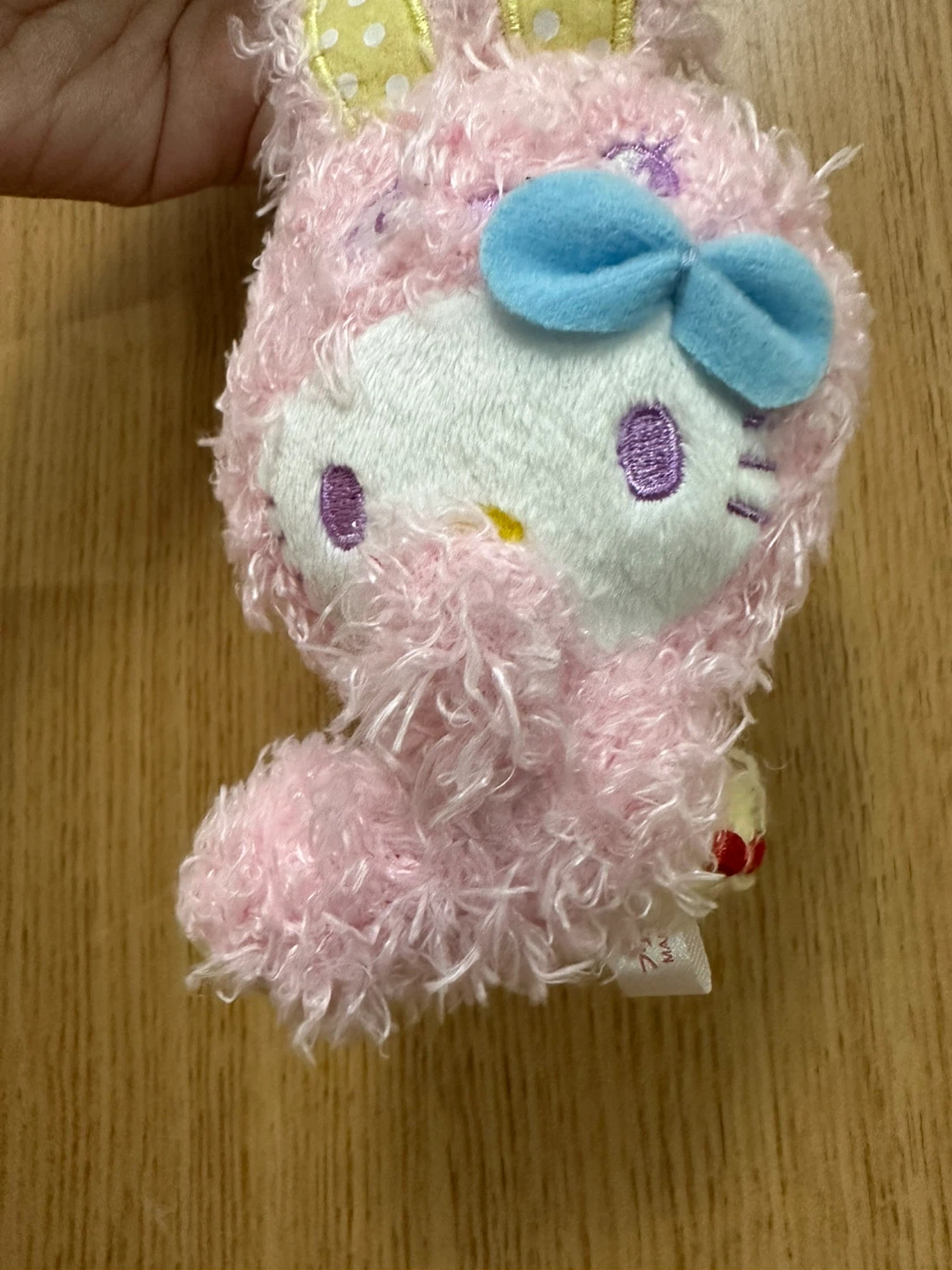 Sanrio Hello Kitty Pink Bunny Plush Keychain - photo 2