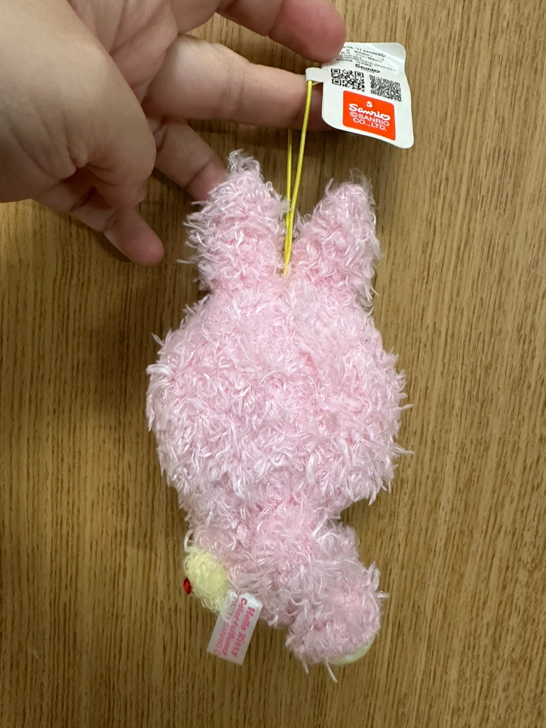 Sanrio Hello Kitty Pink Bunny Plush Keychain - photo 4