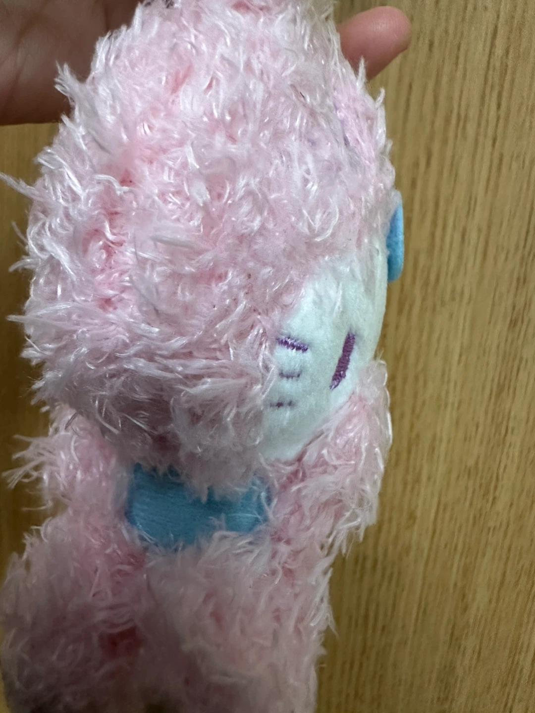Sanrio Hello Kitty Pink Bunny Plush Keychain - photo 5