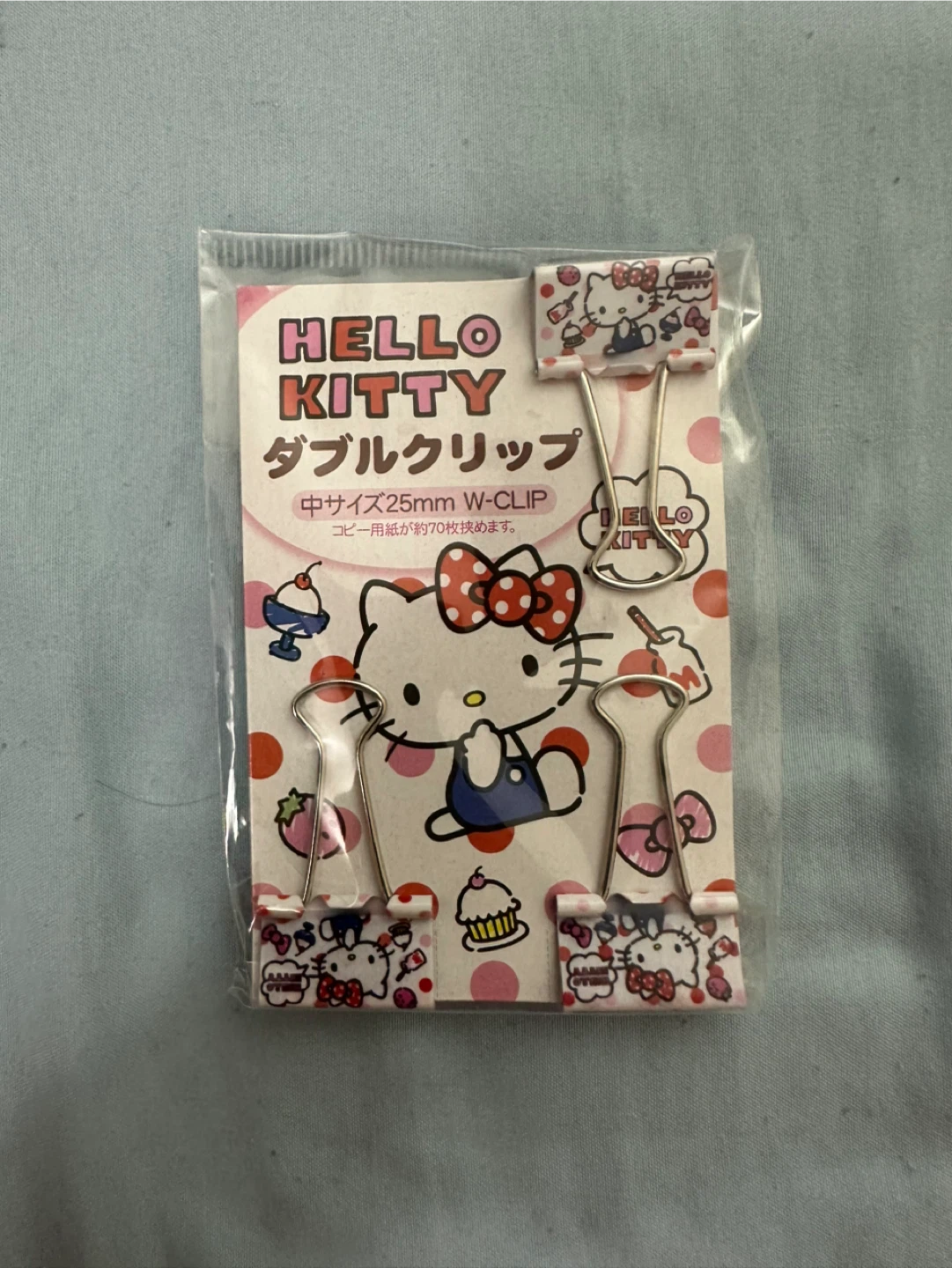 Hello Kitty Binder Clips 25mm - photo 2