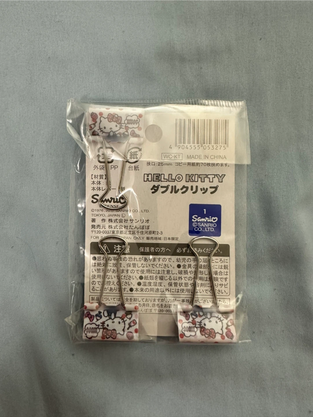 Hello Kitty Binder Clips 25mm - photo 3