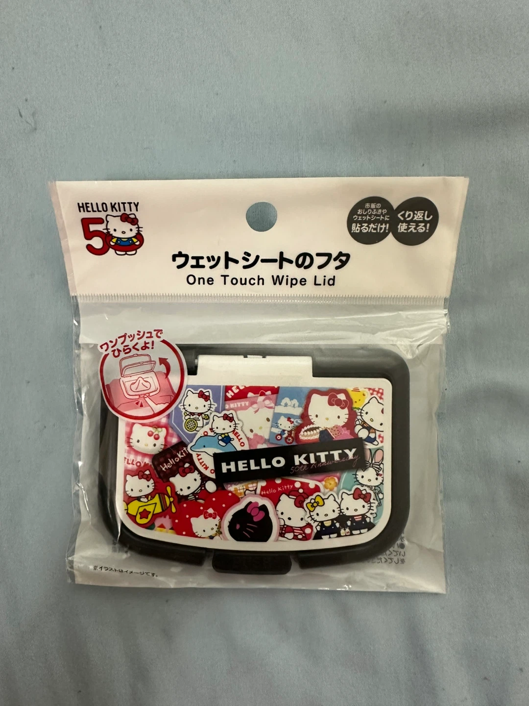 Hello Kitty 50th Anniversary One Touch Wipe Lid - photo 2