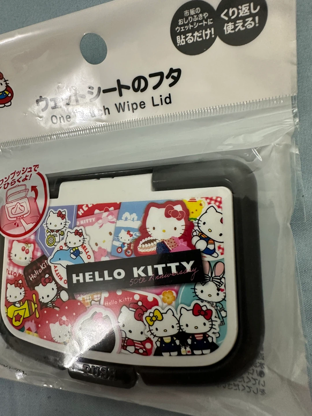 Hello Kitty 50th Anniversary One Touch Wipe Lid - photo 4