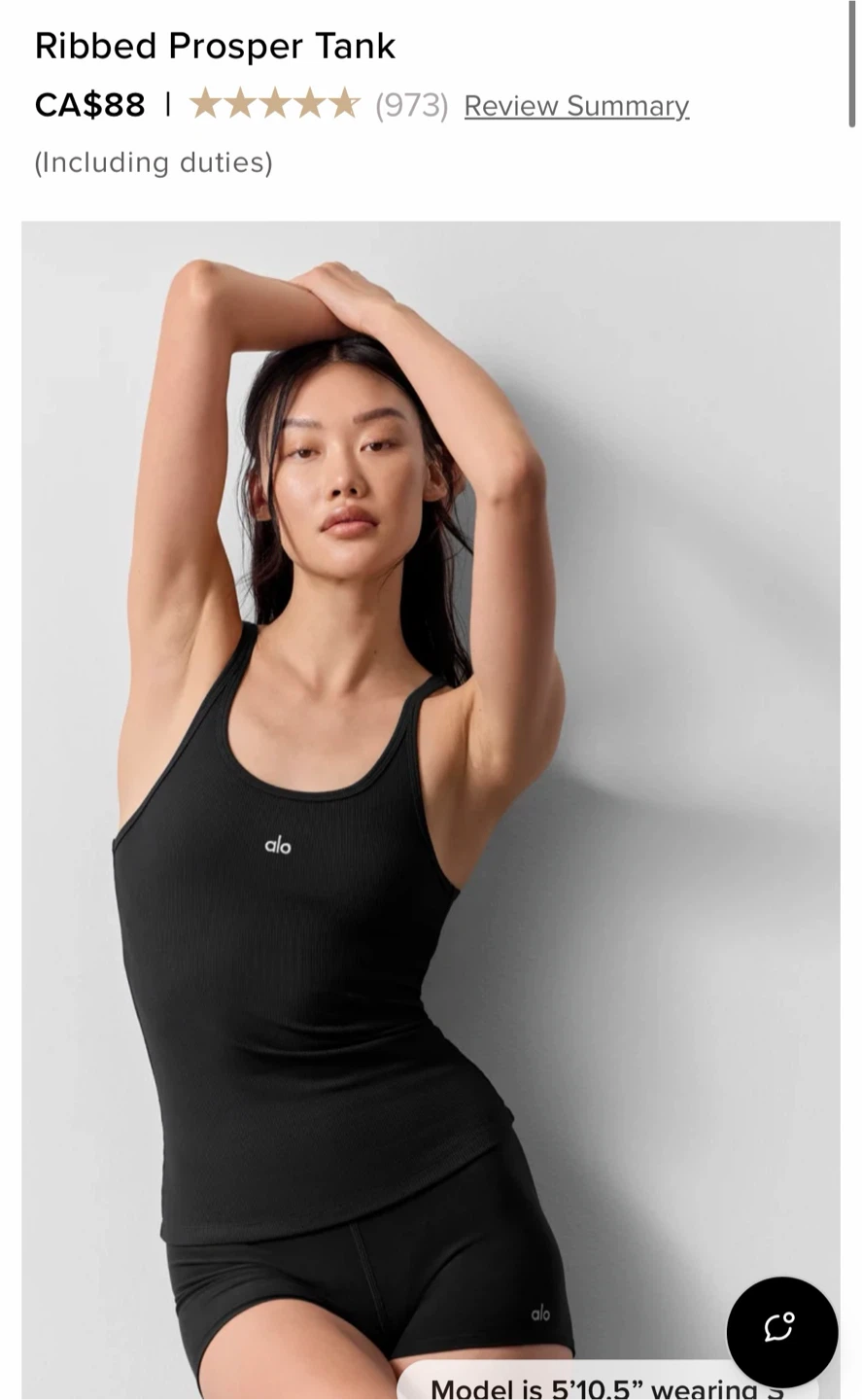 Alo Ribbed Prosper Tank EACH $40 - photo 3