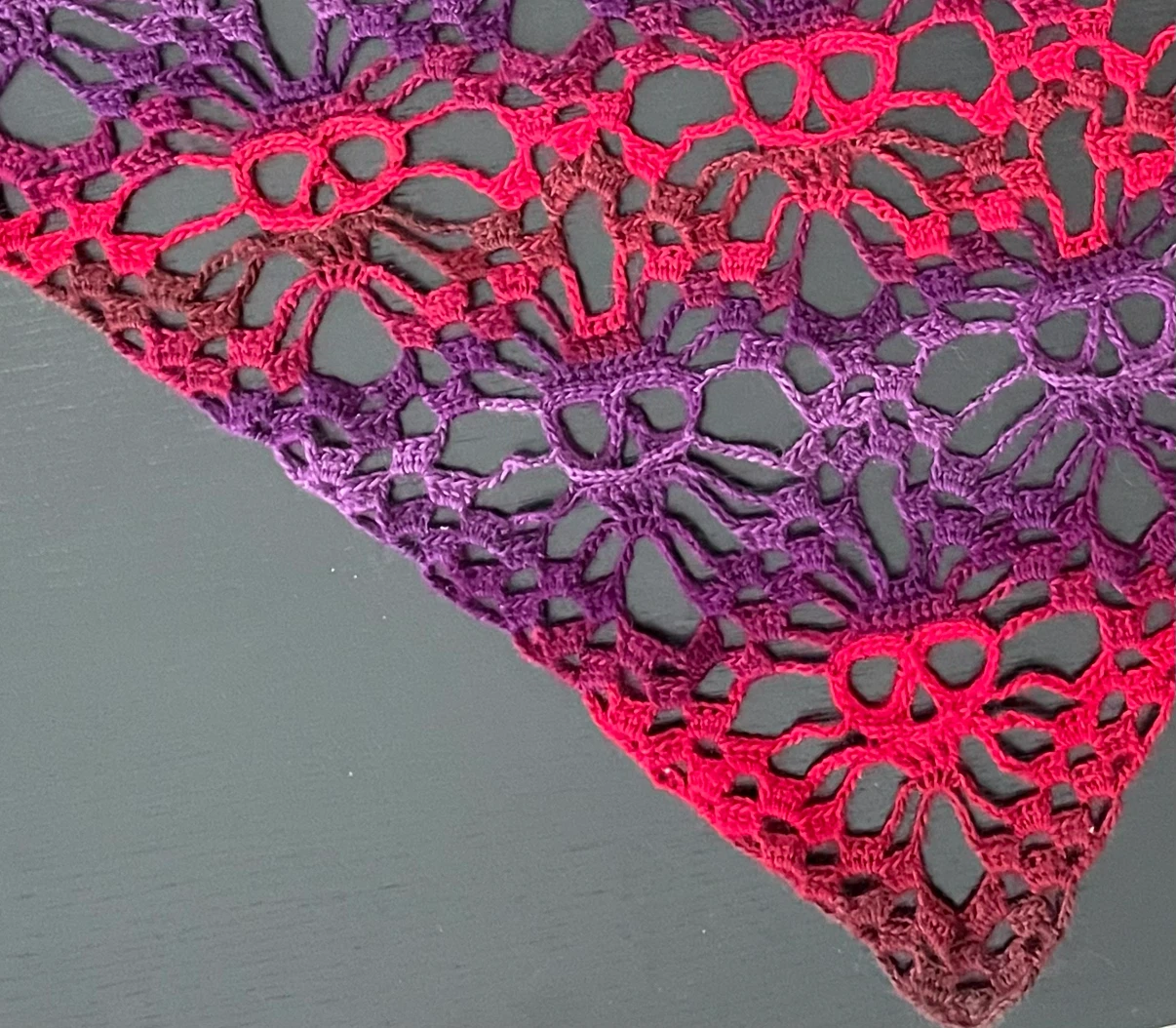 Handmade Crochet Skull Shawl - photo 2