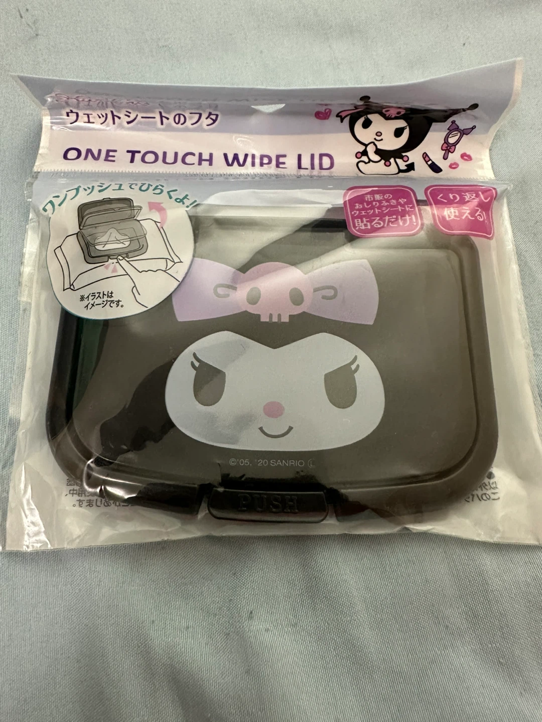 Sanrio Kuromi One Touch Wipe Lid