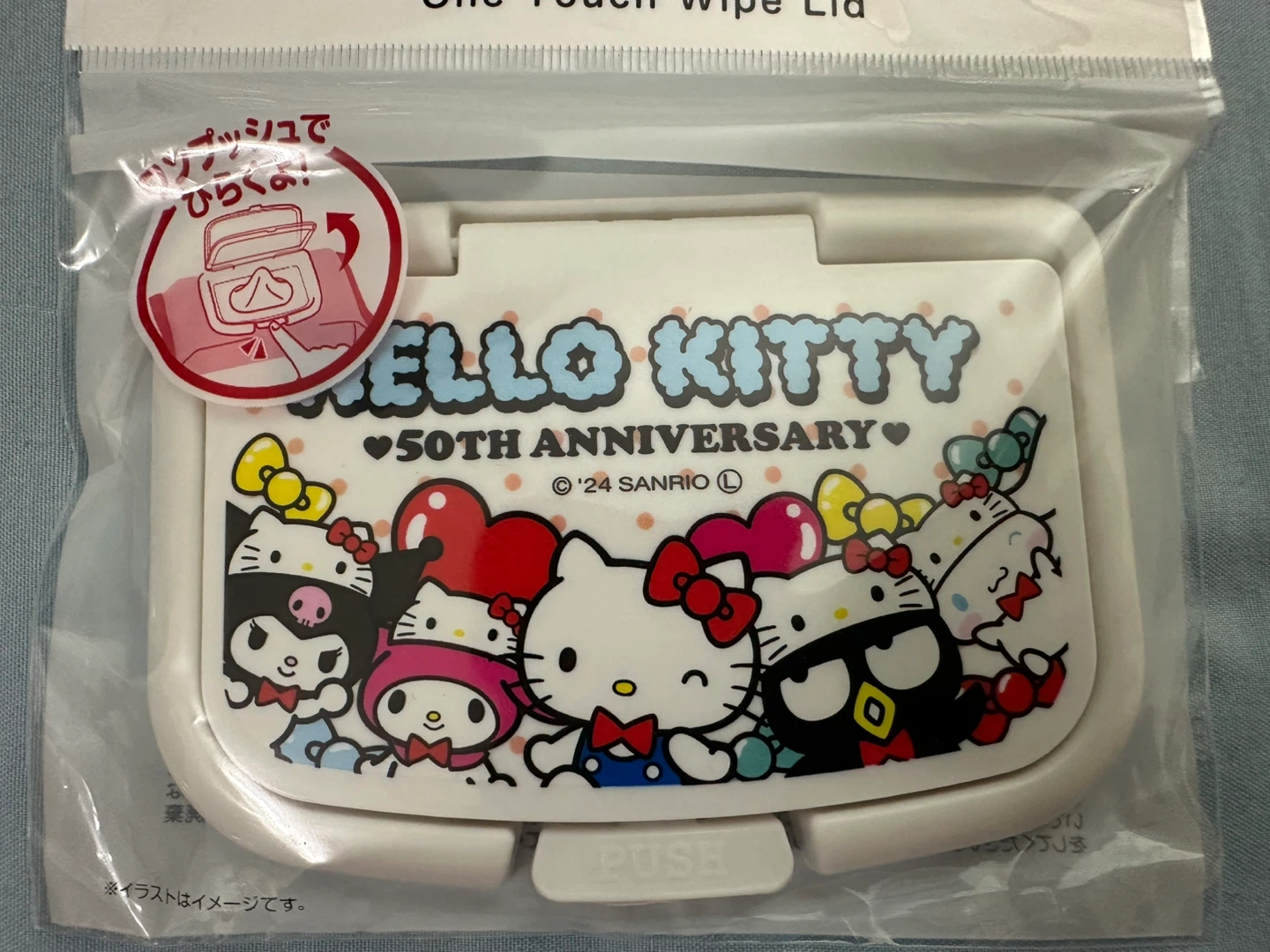 Hello Kitty 50th Anniversary One Touch Wipe Lid - photo 2